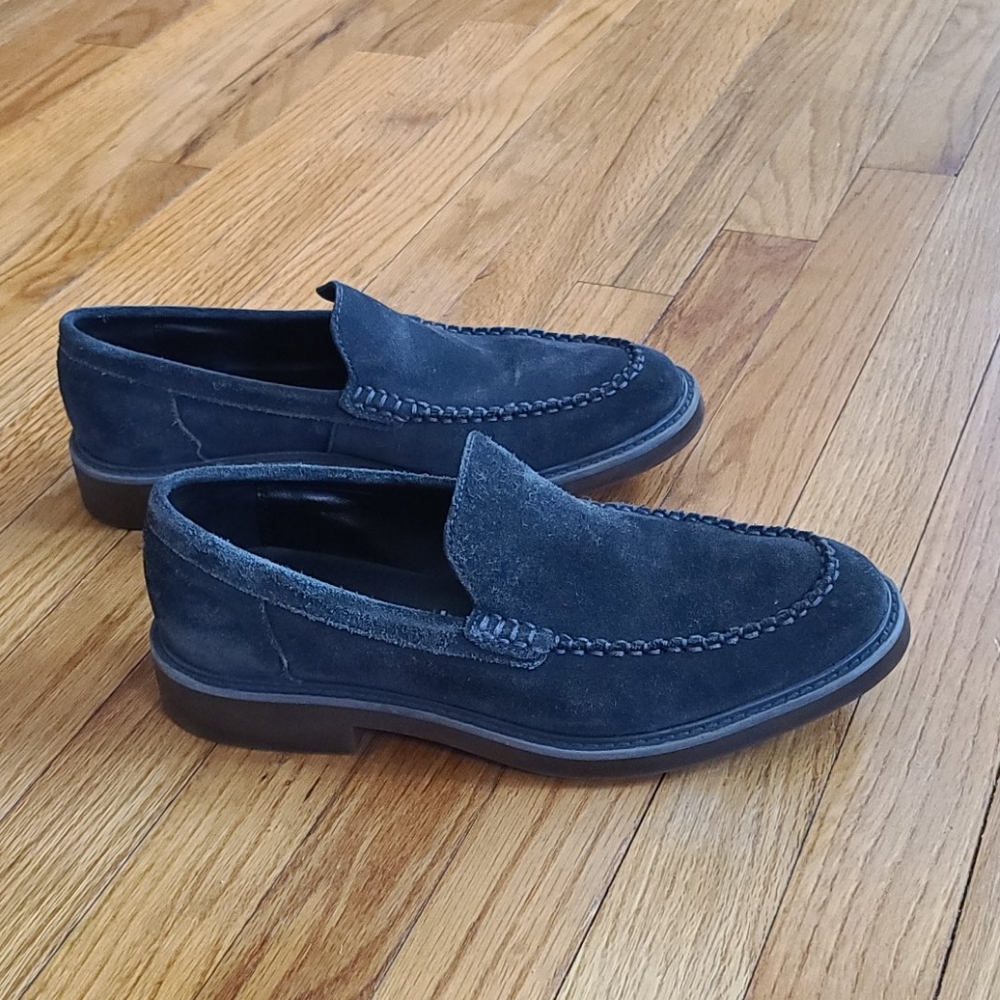 Calvin Klein Men's Vance Calf Suede Shoes, Size 8